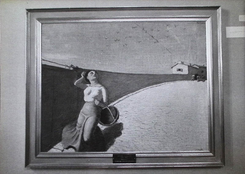 Inaugurazione della rassegna degli artisti triestini del tempo di Svevo, curata da Sergio Molesi e allestita al Bastione fiorito del Castello di San Giusto